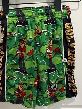 Flow society - Kids' Green Golf Print Athletic Shorts